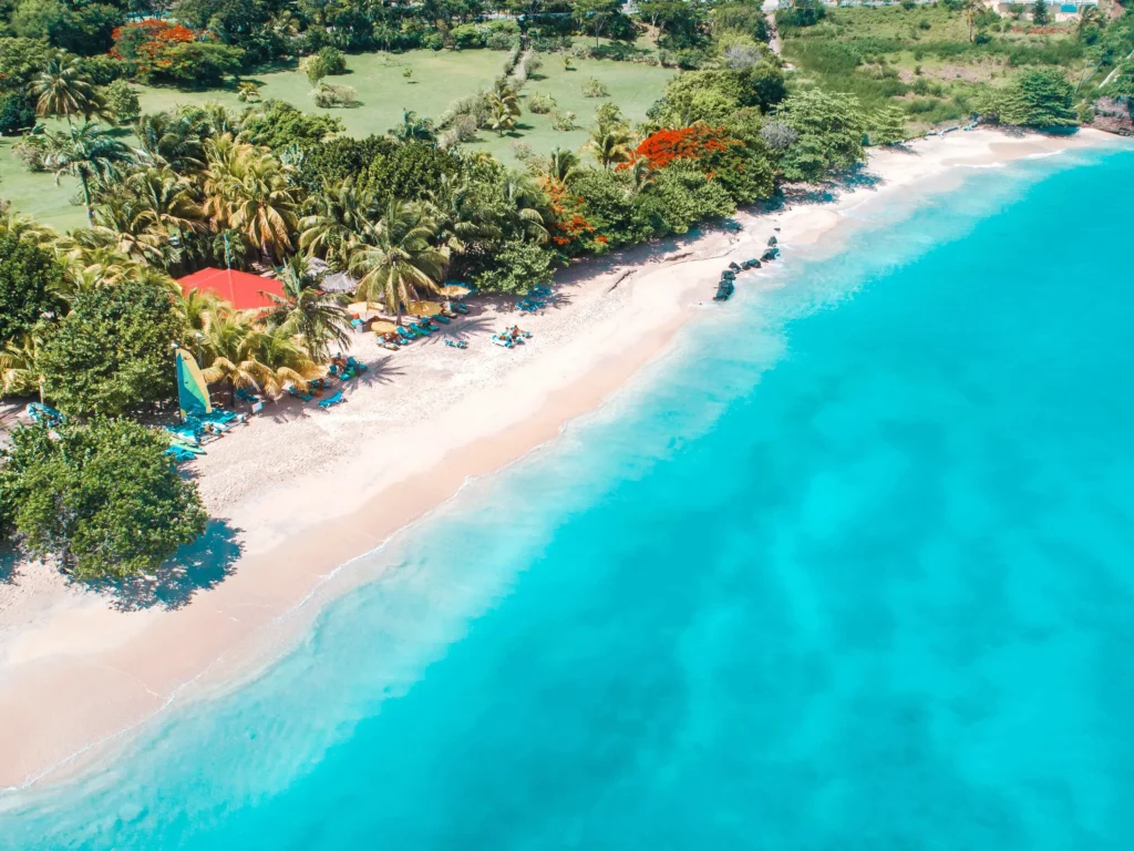 Grand Anse Beach in Grenada 